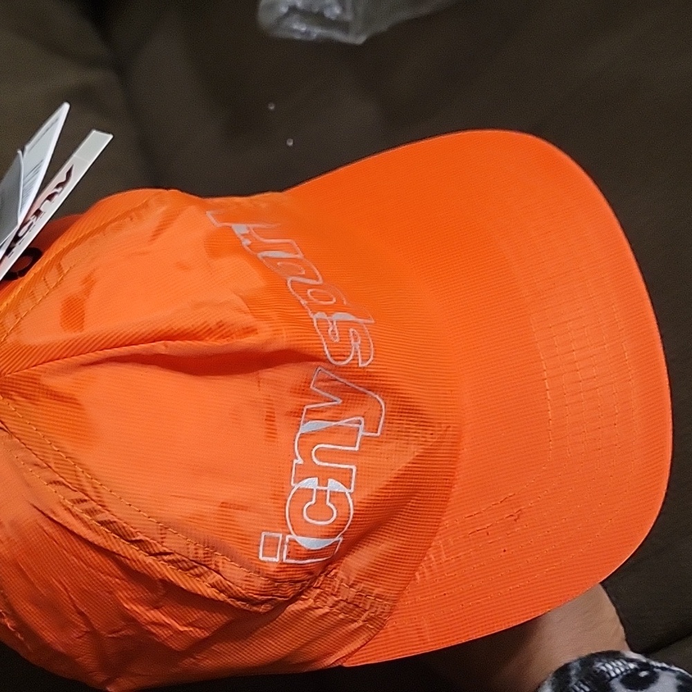 ICNYSPORT 3M Scotchlite Reflective Material Orange Hat